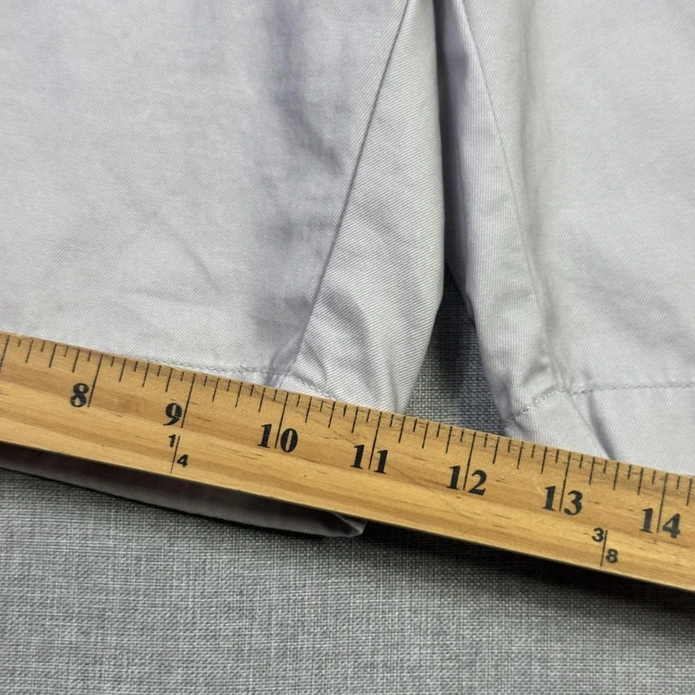 Peter Millar Chino Shorts Mens 35 Gray Cotton Canvas 9